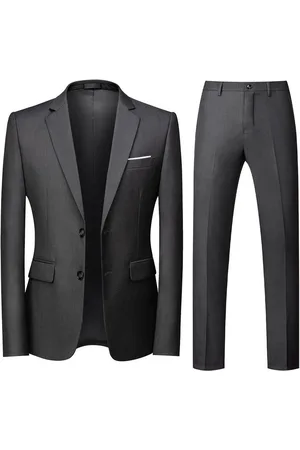 Allthemen Anzug (2 tlg, Sakko & Hose) Herren Anzug Slim Fit Einreihig Businessanzug mit 2 Knöpfen - Verkäufer: