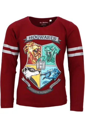 Harry Potter Langarmshirt Hogwarts Gryffindor Jungen langarm T-Shirt Gr. 134 bis 164 - Verkäufer: WS-Trend