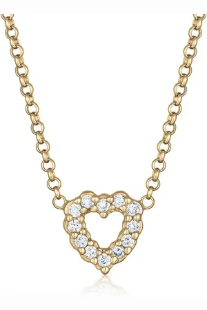 Elli DIAMONDS Kette mit Anhänger Herz Lab Grown Diamanten (0.18 ct) 925 Silber, Herz - Verkäufer: JULIE & GRACE GmbH