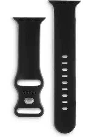 hama Smartwatch-Armband Armband für Apple Watch 10, Apple Watch 9, Apple Watch 8, SE/7/6/5/4, 40 mm, 42 mm, Silikon, Druckknopf, Apple Watch 10, 7, 6, 5, 4, 3, 2, 1