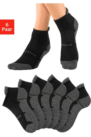 Lascana Sneakersocken (Packung, 6-Paar) mit weicher Frotteesohle