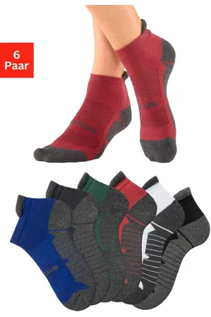 Lascana Sneakersocken (Packung, 6-Paar) mit weicher Frotteesohle