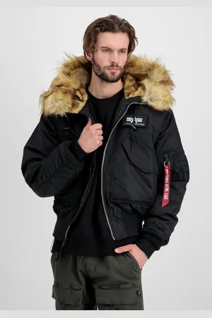 Alpha Industries Winterjacke Men - Bomber Jackets 45/P Hooded Custom