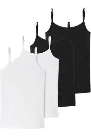 Schiesser Spaghettitop 95/5 Organic Cotton (4-tlg) schmale träger Spaghetti-top - Verkäufer: HBOD