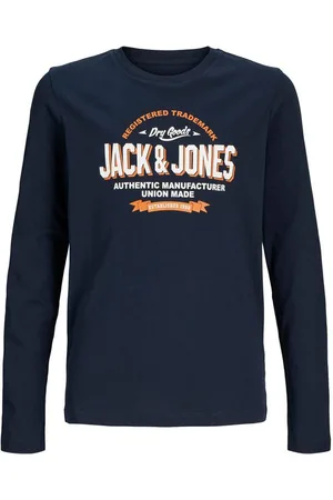 JACK & JONES Langarmshirt JJELOGO TEE LS O-NECK 2 COL SN MNI - Verkäufer: Dorins Kindermode