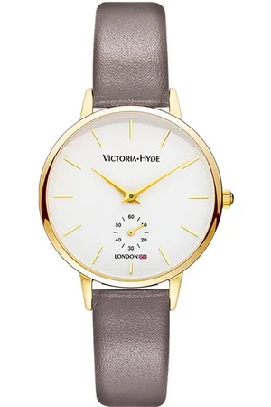 VICTORIA HYDE Quarzuhr Clear Dial Analog Damen Basic Lederarmband, (1-tlg., Kein Set) - Verkäufer: VictoriaHyde