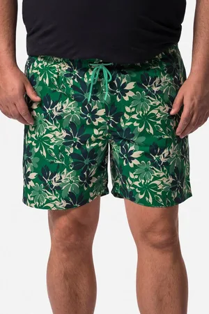 Men Plus Badehose Men+ Badeshorts Alloverdruck Elastikbund bis 8 XL - Verkäufer: Popken Fashion Group