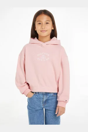 Tommy Hilfiger Kapuzensweatshirt MONOTYPE FLOCK HOODIE Kinder bis 16 Jahre mit Logoschriftzug