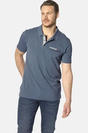 Jan Vanderstorm Poloshirt JAKOV mit Kontrast-Knopfleiste - Verkäufer: VANDERSTORM VENTURES