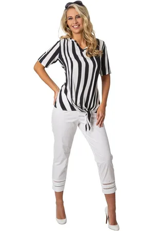 STEHMANN Caprihose leichte 6/8 Sommerhose mit Hohlsaum - Verkäufer: Gio Milano