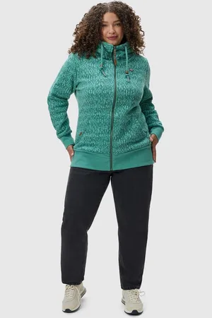 Ragwear Sweatjacke Neska Print Zip Plus Cooler Damen Zip-Hoodie mit Kapuze und Print
