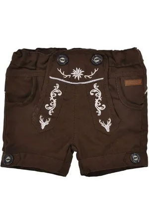 BONDI Trachtenlederhose Kunstleder Shorts Hose 