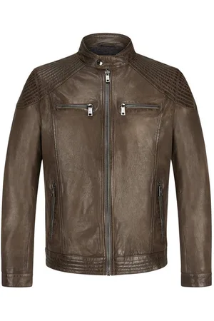 Milestone Lederjacke MSParker mit Ziernähten - Verkäufer: