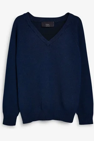 Next V-Ausschnitt-Pullover Schul-Strickpullover mit V-Ausschnitt (1-tlg) - Verkäufer: Germany GmbH