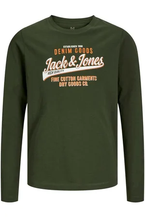 JACK & JONES Langarmshirt JJELOGO TEE LS O-NECK 2 COL SN MNI - Verkäufer: Dorins Kindermode
