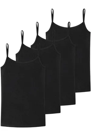 Schiesser Spaghettitop 95/5 Organic Cotton (4-tlg) schmale träger Spaghetti-top - Verkäufer: HBOD
