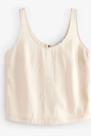 Next Shirttop Ärmelloses Tanktop mit U-Ausschnitt (1-tlg) - Verkäufer: Germany GmbH