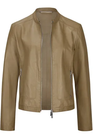 Milestone Lederjacke MSJill feines Lamm Nappa mit gewaschenem Look, Ungefütterte Verarbeitung - Verkäufer: LOGWOOD-STORE
