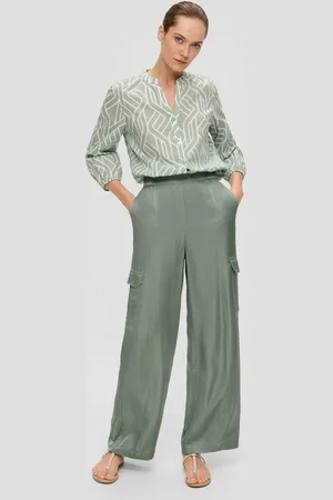 QS by s.Oliver Stoffhose Satinhose mit Cargotaschen - Verkäufer: s.Oliver