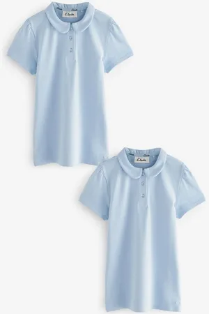 Clarks Poloshirt Kurzarm-Poloshirts für Mädchen im 2er-Pack (2-tlg) - Verkäufer: Next Germany GmbH
