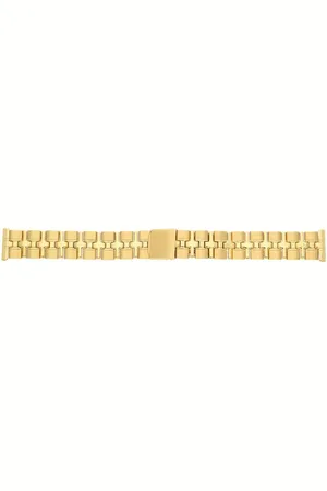 JuwelmaLux Uhrenarmband Uhrenband gemustert Damen PVD Beschichtet Gold JL30-10-5090 - Verkäufer: Juwelier-Bacak