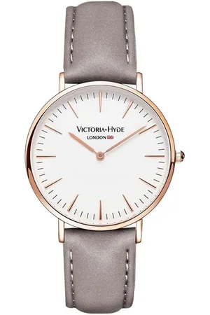 VICTORIA HYDE Quarzuhr Southfields Modern Unisex Basic Lederarmband, (1-tlg., Kein Set) - Verkäufer: VictoriaHyde