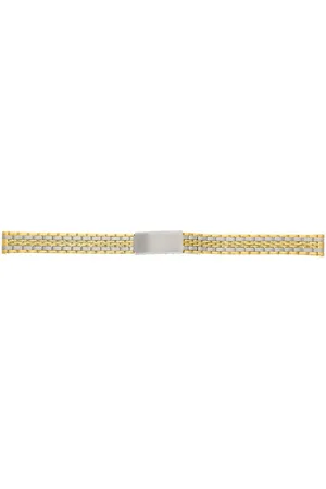 JuwelmaLux Uhrenarmband Uhrenband Damen PVD Beschichtet Gold gemustert JL30-10-5086 - Verkäufer: Juwelier-Bacak