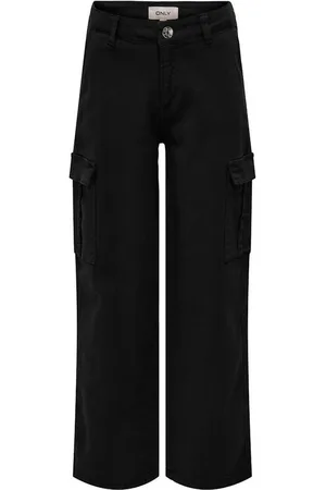 ONLY Cargohose KOGYARROW-VOX STR CARGO PANT (1-tlg) weites Bein, Cargotaschen - Verkäufer: Familiennestkindermode