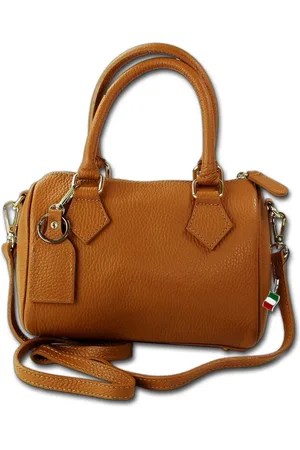 Florence Umhängetasche Umhängetasche Damen Handtasche (Umhängetasche, Umhängetasche), Damen Umhängetasche Leder, tan, , Größe ca. 22cm - Verkäufer: Fit4Style Silberschmuck - IMPPAC