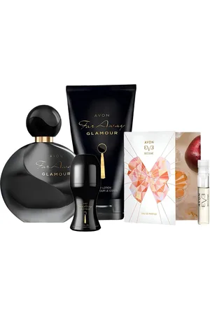 Avon Eau de Parfum FAR AWAY GLAMOUR Geschenkset: Spray 50 ml, Körperlotion 150 ml, 4-tlg., lumig-orientalischer Duft, Madagaskar-Vanille - Verkäufer: Cultzen