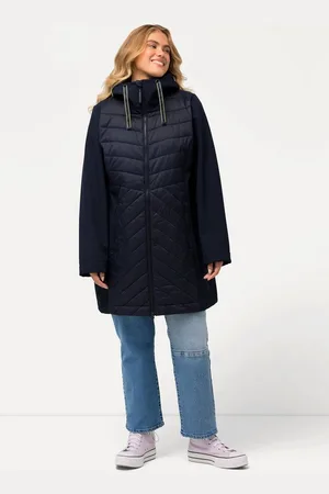 Ulla Popken Softshelljacke HYPRAR Softshelljacke wasserabweisend Kapuze - Verkäufer: Popken Fashion Group
