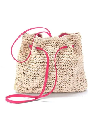 Lascana Umhängetasche Strandtasche, aus Papierstroh, Handtasche, Schultertasche VEGAN