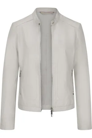 Milestone Lederjacke MSJill feines Lamm Nappa mit gewaschenem Look, Ungefütterte Verarbeitung - Verkäufer: LOGWOOD-STORE