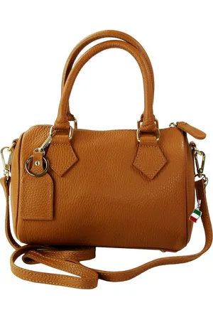 Florence Umhängetasche Umhängetasche Damen Handtasche (Umhängetasche), Damen Umhängetasche Leder, tan, ca. 22cm x ca. 15cm - Verkäufer: Fit4Style Silberschmuck - IMPPAC