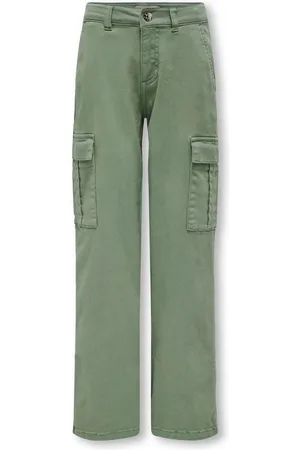 ONLY Cargohose KOGYARROW-VOX STR CARGO PANT (1-tlg) weites Bein, Cargotaschen - Verkäufer: Familiennestkindermode