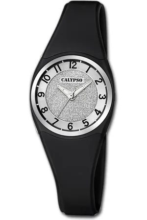 Calypso Quarzuhr Calypso Kunststoff PU Damen Uhr K5752/6, (Analoguhr), Damenuhr Kunststoff, PUarmband , rundes Gehäuse, klein (26mm) - Verkäufer: Fit4Style Silberschmuck - IMPPAC