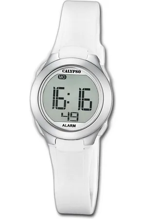 Calypso Digitaluhr Calypso Kunststoff PUR Damen Uhr, (Digitaluhr), Damenuhr PURarmband , rundes Gehäuse, klein (ca. 27mm) - Verkäufer: Fit4Style Silberschmuck - IMPPAC