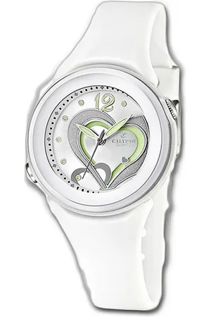 Calypso Quarzuhr Calypso Kunststoff PUR Damen Uhr, (Analoguhr), Damenuhr PURarmband , rundes Gehäuse, mittel (ca. 36mm) - Verkäufer: Fit4Style Silberschmuck - IMPPAC