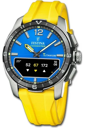 Festina Multifunktionsuhr Herrenuhr Silikon , (Multifunktionsuhr), Herrenuhr Silikonarmband , rundes Gehäuse, groß (ca. 44mm) - Verkäufer: Fit4Style Silberschmuck - IMPPAC