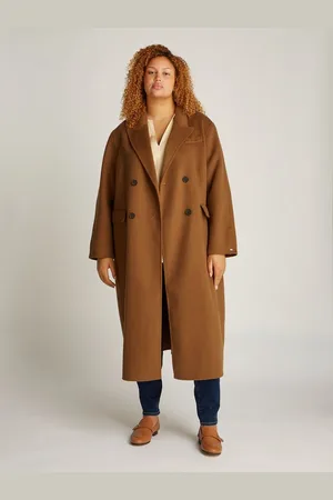Tommy Hilfiger Kurzmantel CRV DF WOOL BLEND DB COAT Große Größen