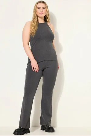 STUDIO UNTOLD Schlupfhose Schlaghose Rippjersey Vintage Look - Verkäufer: Popken Fashion Group