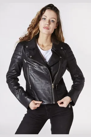 Bolongaro Lederjacke Harley Paneel-Details an Schultern, Superweiches Leder, Asymmetrisch - Verkäufer: GoJungo GmbH