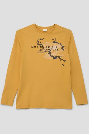 QS by s.Oliver Langarmshirt Longsleeve mit Frontprint - Verkäufer: