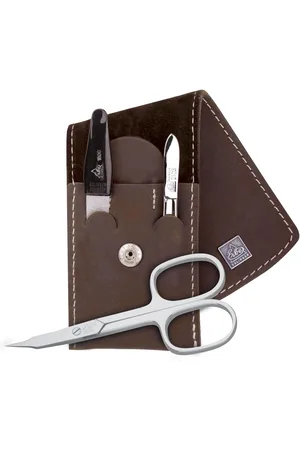Erbe Maniküre-Etui Maniküre Set Taschen-Etui, Serie "Mountain Bear", , 3-tlg., 3 tlg., Echtleder, Hergestellt in Solingen/Deutschland