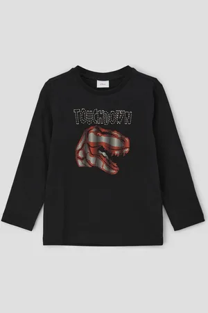 QS by s.Oliver Langarmshirt Longsleeve mit Dino-Motiv - Verkäufer:
