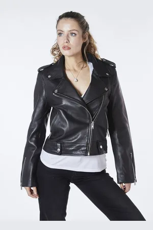 Bolongaro Lederjacke Ria Biker Biker, Superweiches Leder, asymmetrisch - Verkäufer: GoJungo GmbH