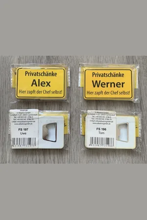 ALBATROS Schlüsselanhänger \Sebastian\" - Flaschenöffner Ortsschild Männername - Verkäufer: Goldbach-Shop