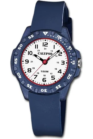 Calypso Quarzuhr Calypso Jugenduhr Kunststoff , (Analoguhr), Jugenduhr Kunststoffarmband , rundes Gehäuse, klein (ca. 29mm) - Verkäufer: Fit4Style Silberschmuck - IMPPAC