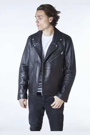 Bolongaro Lederjacke Ranger Biker Revers mit Druckknopfverschluss - Verkäufer: GoJungo GmbH