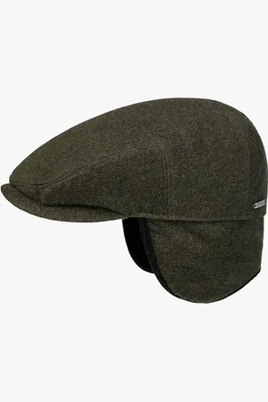 Stetson Flat Cap Kent Wool Kaschmir Ivy Cap Earflaps mit Ohrenklappen - Verkäufer: Hatmaster